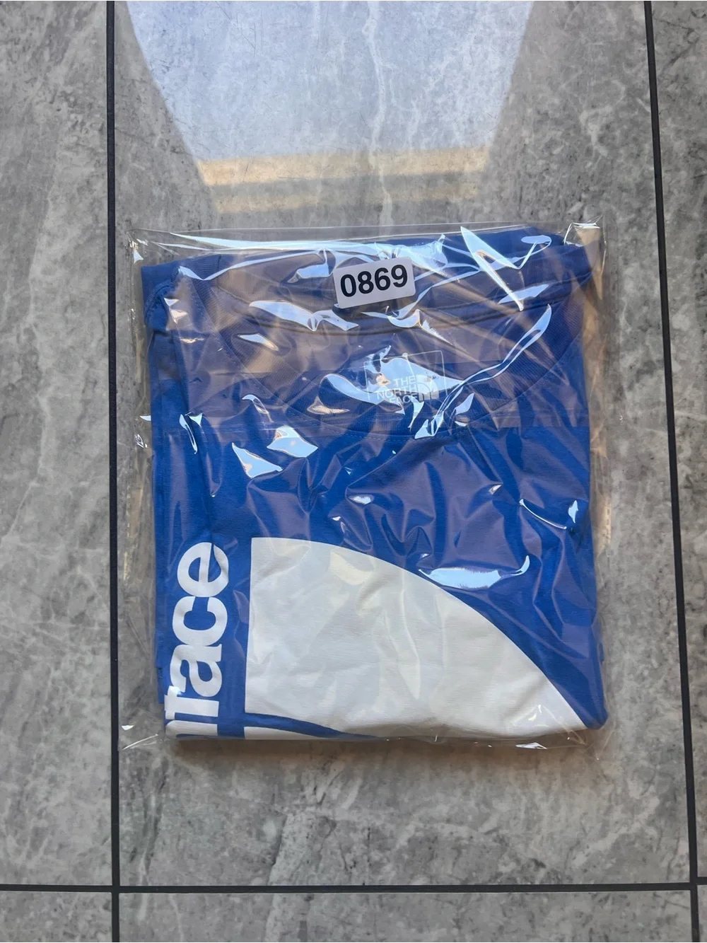 The North Face Mens Blue/White Jumbo Half Dome Short Sleeve Graphic T-Shirt 2XL